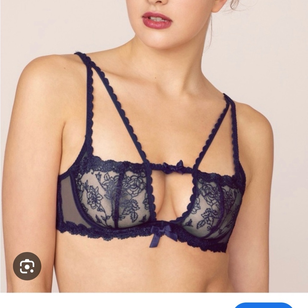 AGENT PROVOCATEUR | Rosa Bra in Navy Blue